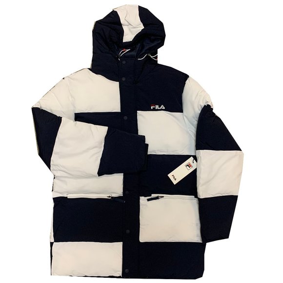 mens fila puffer jacket